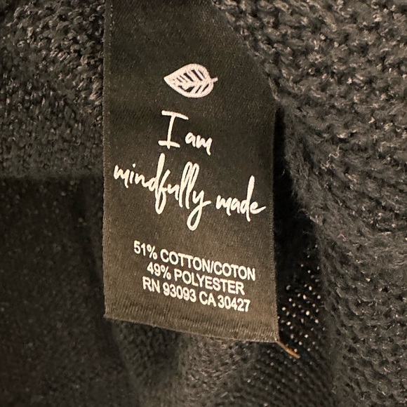 Nic & Zoe Constellation Black Onyx Sweater  Iridescent Embellishments Do… - Picture 10 of 10